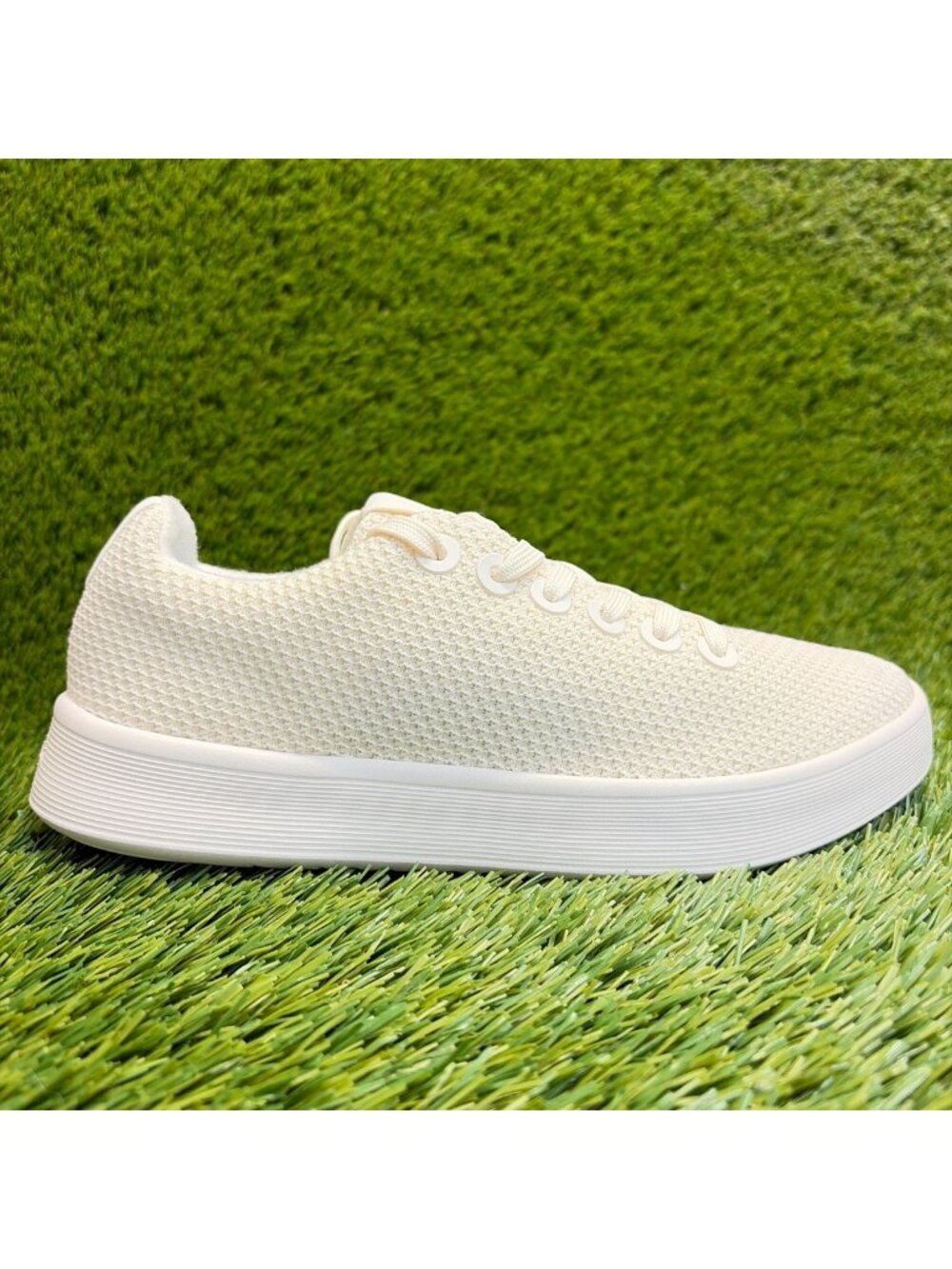 Allbirds Cruiser Womens Size 8 Ivory Athletic Running Walking Shoes Sneakers